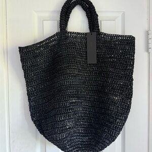 Jenni Kayne Woven Raffia Tote Bag